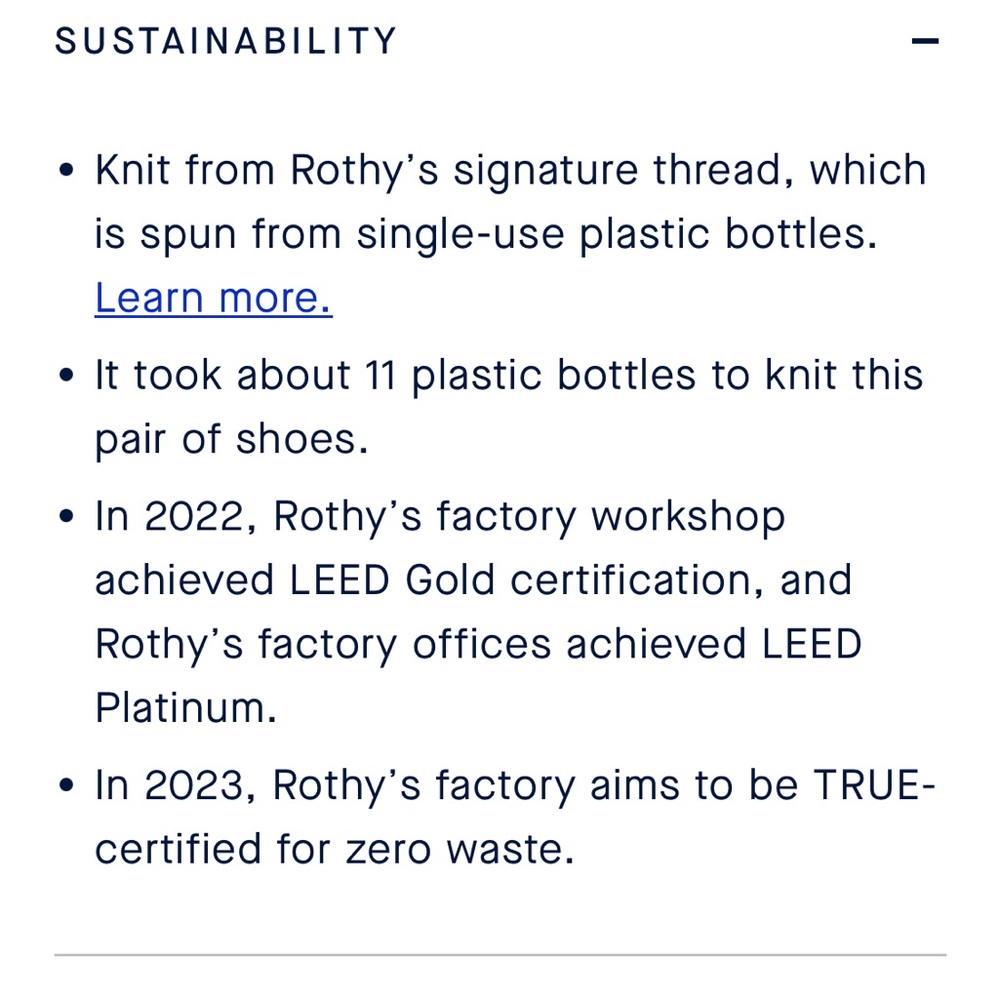 Rothy’s The Point “Golden Stripe” - Picture 11 of 16